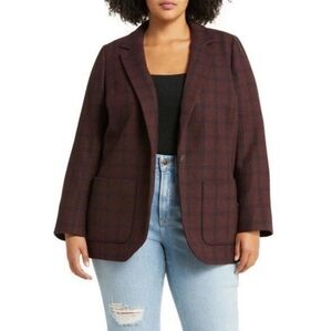 Madewell Larsen Windowpane Blazer